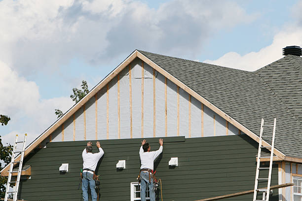 Professional Siding Contractor technician working in Spraggs, PA